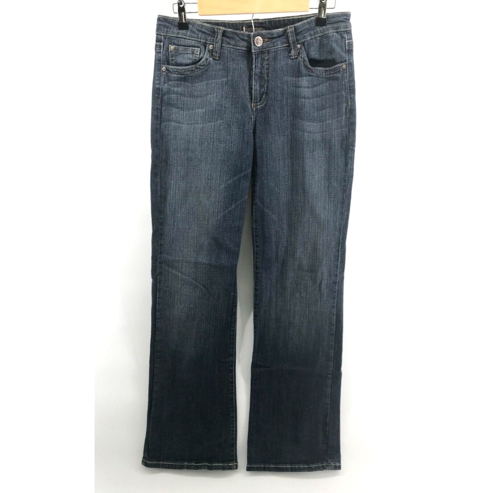 Common Genes Jeans Women's Size 8 Blue Stretch Denim Straight Leg (31X32)